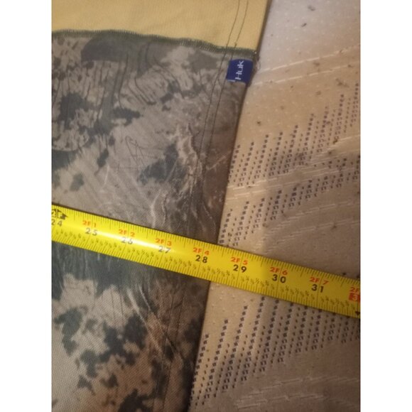 Huk Fishing T-Shirt Mens Large L Brown Camo Performance Short Sleeve UPF Stretch - Picture 13 of 13